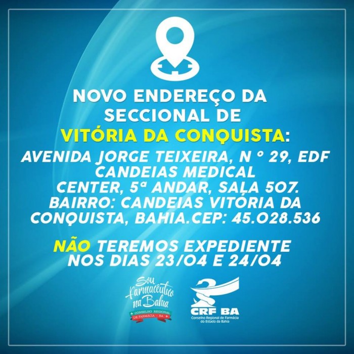 2304 Endereço novo da seccional de vitoria da conquista